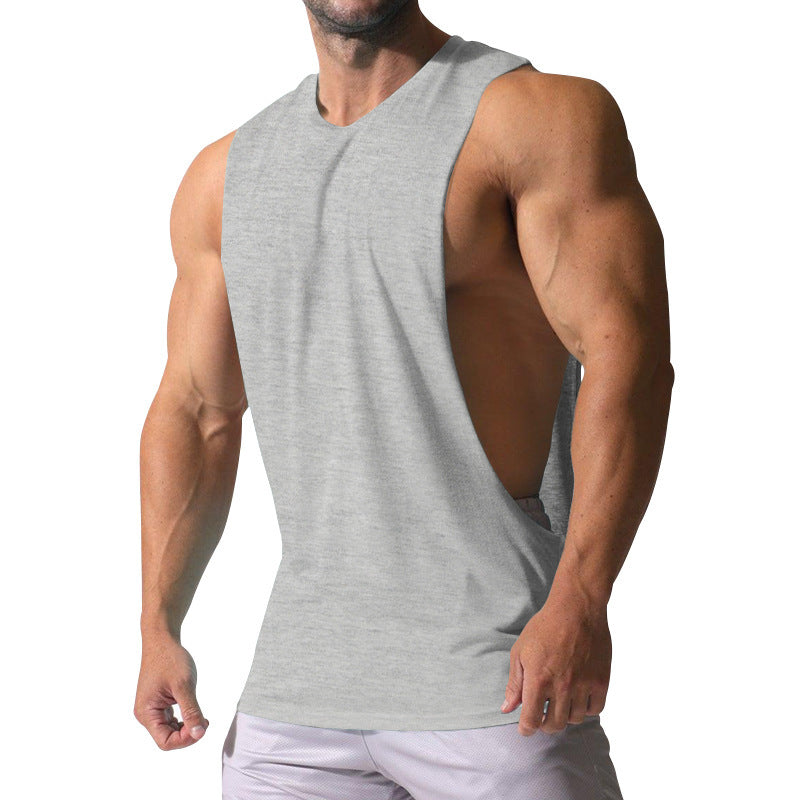 Men's sleeveless sports shirt with deep back neckline and breathable material Lune London