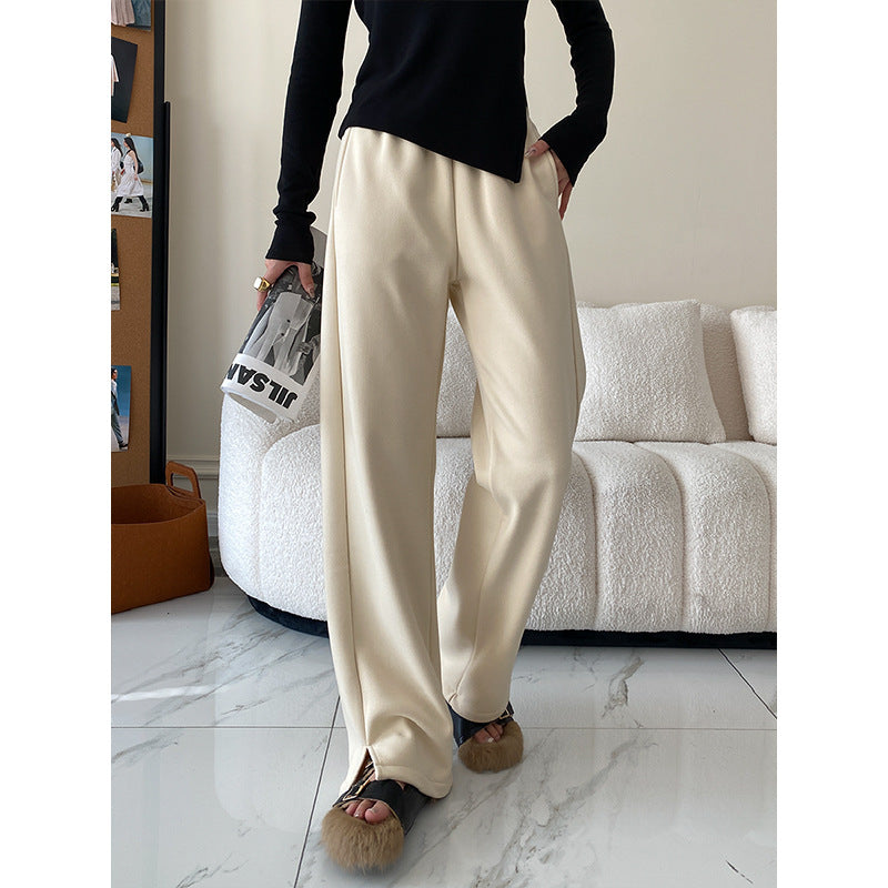 Women's Casual Cut High-Waist Pants Chic & Stil