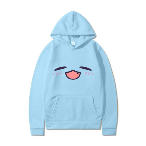 Women's hoodie with cheerful cartoon face and comfortable fit Amarae