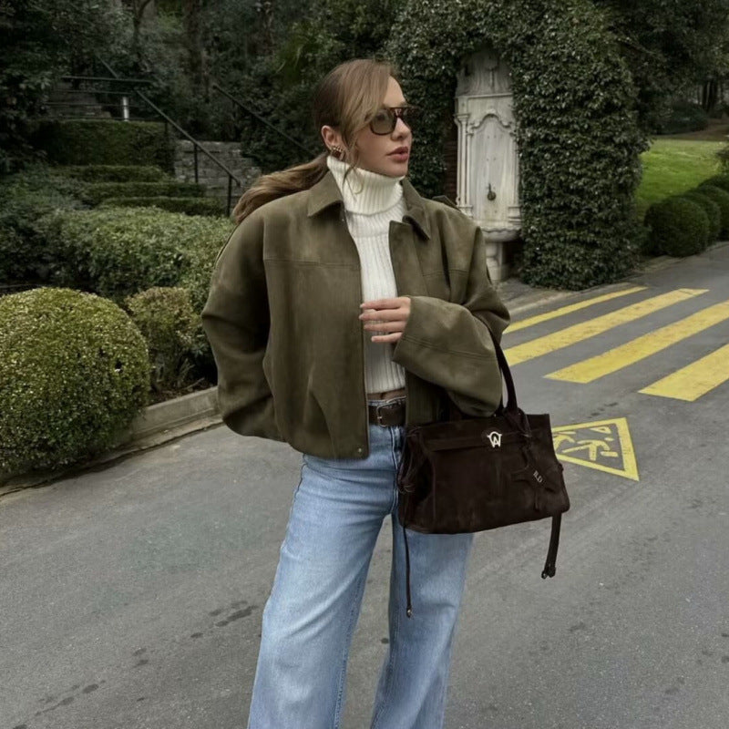 Oversized jacket for women in a casual chic style