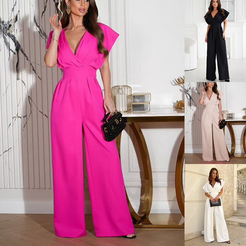 Women Elegant Wide Leg Jumpsuit Amarae