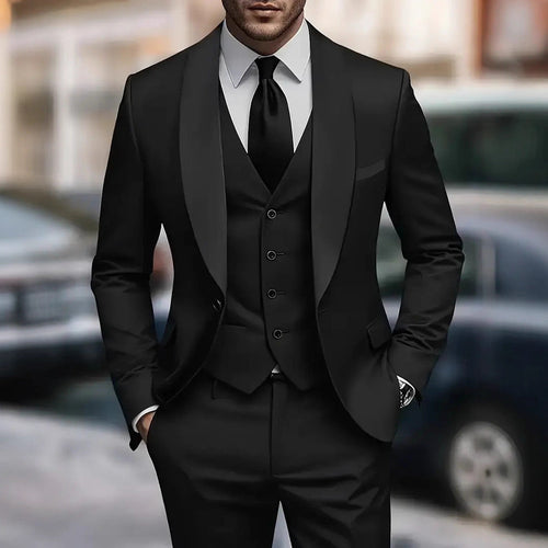 Men’s Three-Piece Suit Set – Elegant & Sophisticated | Amarae