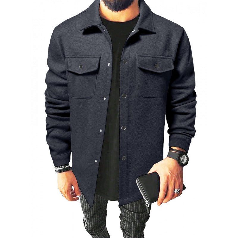 Stylish and warm flannel jacket for men Lune London
