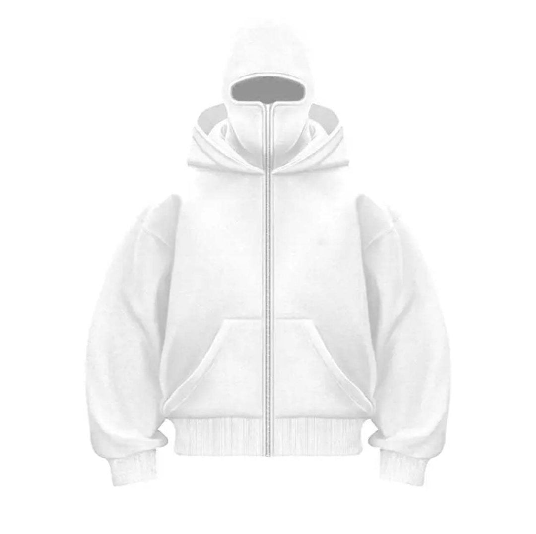 Trendy hooded jacket for women with high collar Lune London