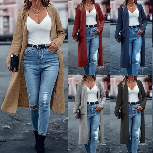 Ladies Chic Long Cardigan