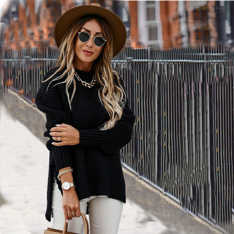 Cozy knit sweater for women in a relaxed oversized fit Lune London