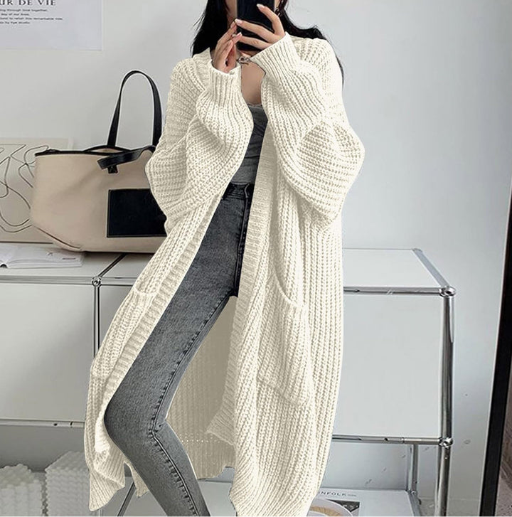 Oversized knitted coat for women Lune London