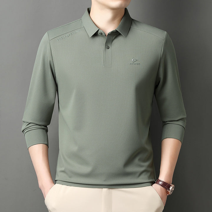 Men's polo with functional design and breathable structure Lune London