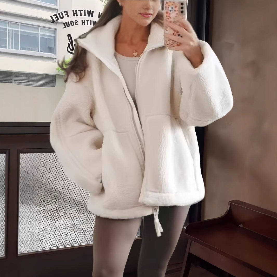 Ladies comfortable fleece jacket Amarae