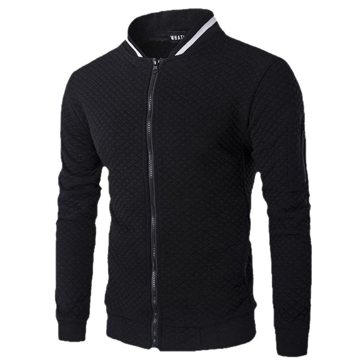 Casual quilted jacket for men with full zip and side pockets Lune London