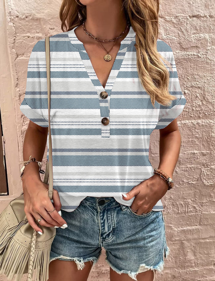 Ladies leisure striped shirt Lune London