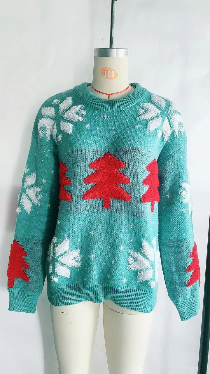 Lune London Christmas Knit Sweater for Women