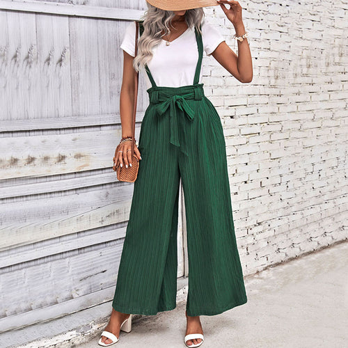 Wide leg pants for women with bow details Amarae