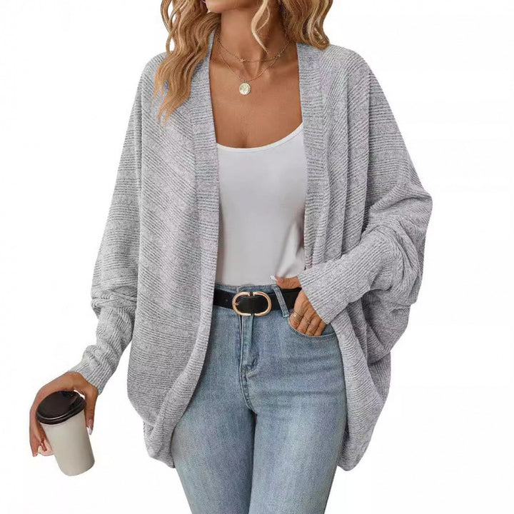 Women casual knitted cardigan with oversized fit and relaxed sleeves Lune London