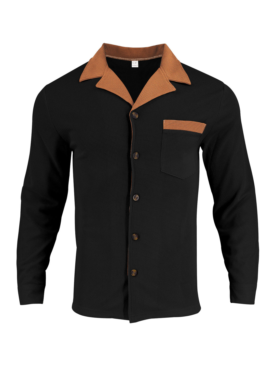 Luxury shirt for men with structured design featuring a contrast collar and practical chest pocket Lune London
