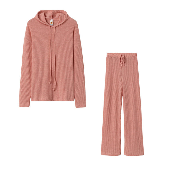 Women's Relax Suit with Hood and Wide Leg Chic & Stil