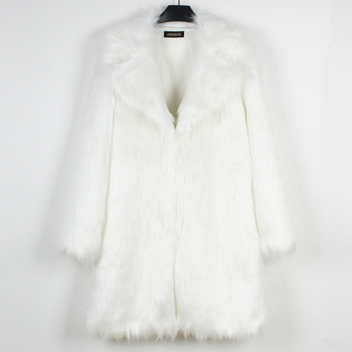 Faux fur jacket for women with elegant cut Lune London