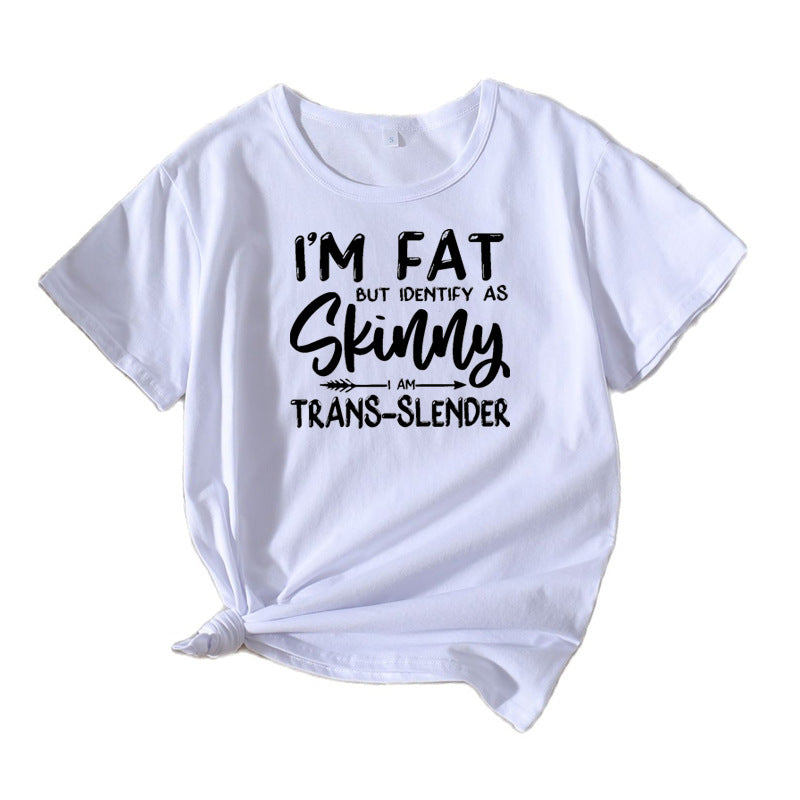 Humorous graphic leisure t-shirt for women Lune London 1751262371