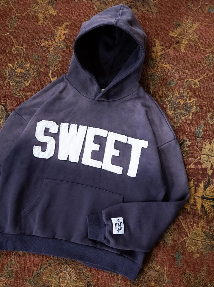 Sweat à capuche pour femmes avec lettrage créatif et doublure intérieure douce Chic & Stil
