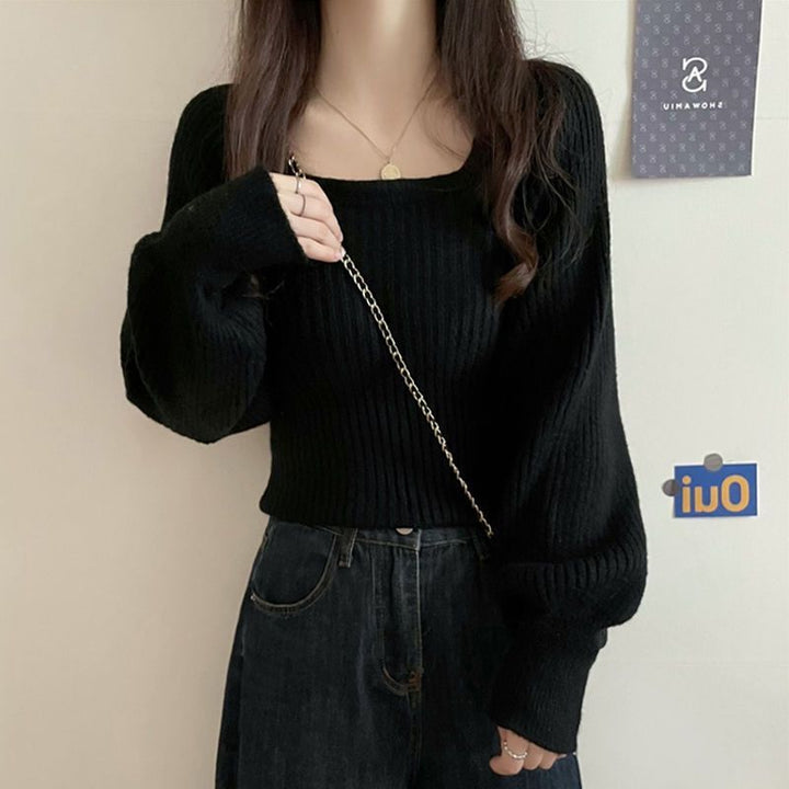 Pull en tricot pour dames avec des manches larges Chic & Stil