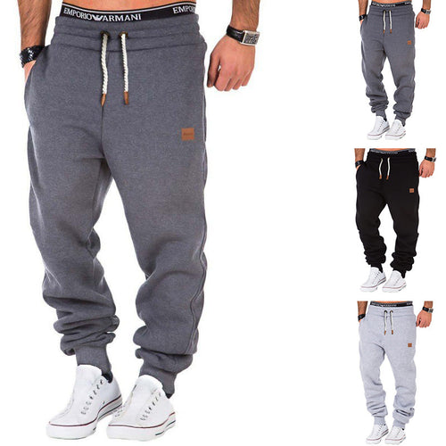 Casual sweatpants for men with elastic waistband and practical pockets Amarae