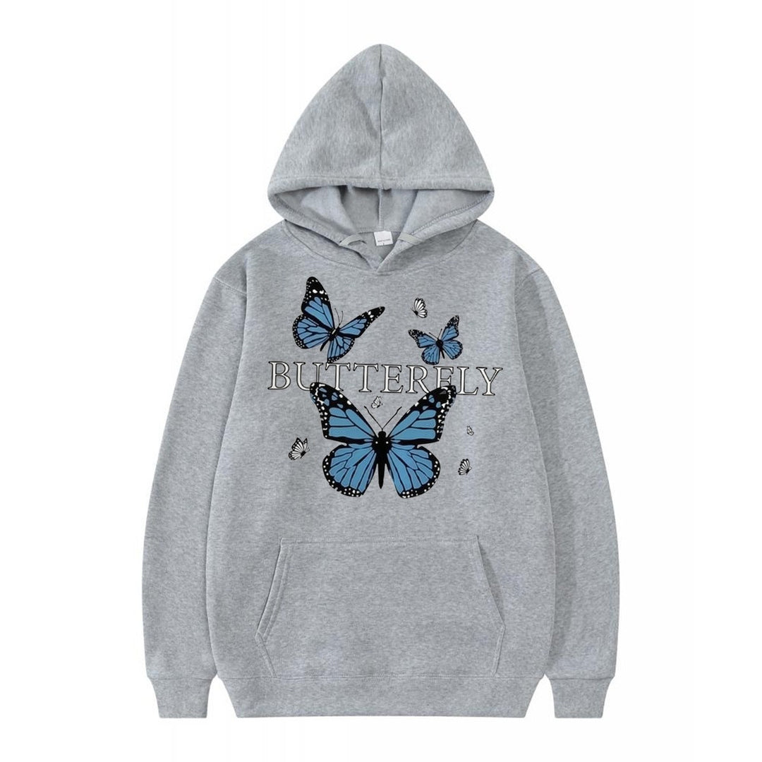 Women's hoodie with butterfly motif Chic & Stil