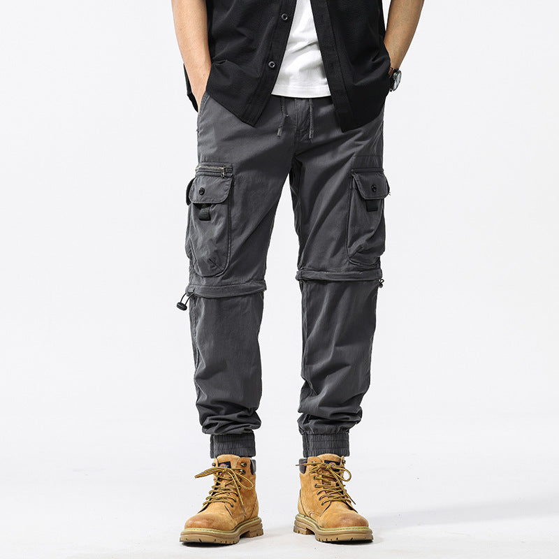 Functional cargo pants for men with adjustable waist and multi-use pockets Lune London