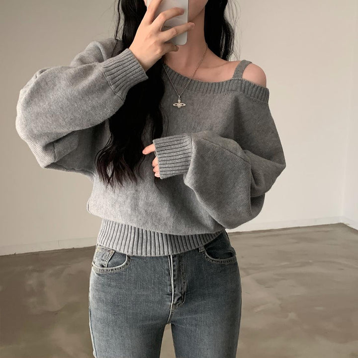 Pull en maille surdimensionné pour femmes Chic & Stil