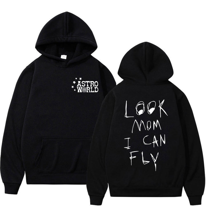 Women's hoodie with creative statement print Chic & Stil