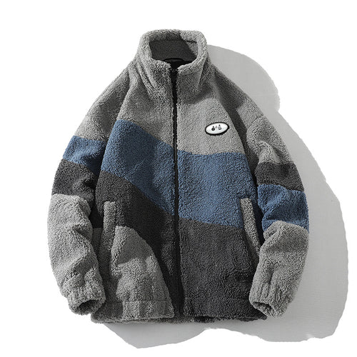 Comfortable fleece jacket for women with high collar Amarae