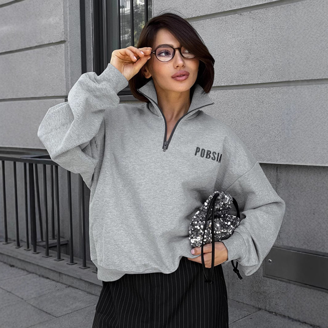 Ladies Oversized Chic Sweatshirt and Style
