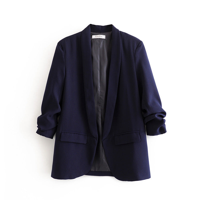 Elegant blazer for women with rolled-up sleeves and practical pockets Lune London