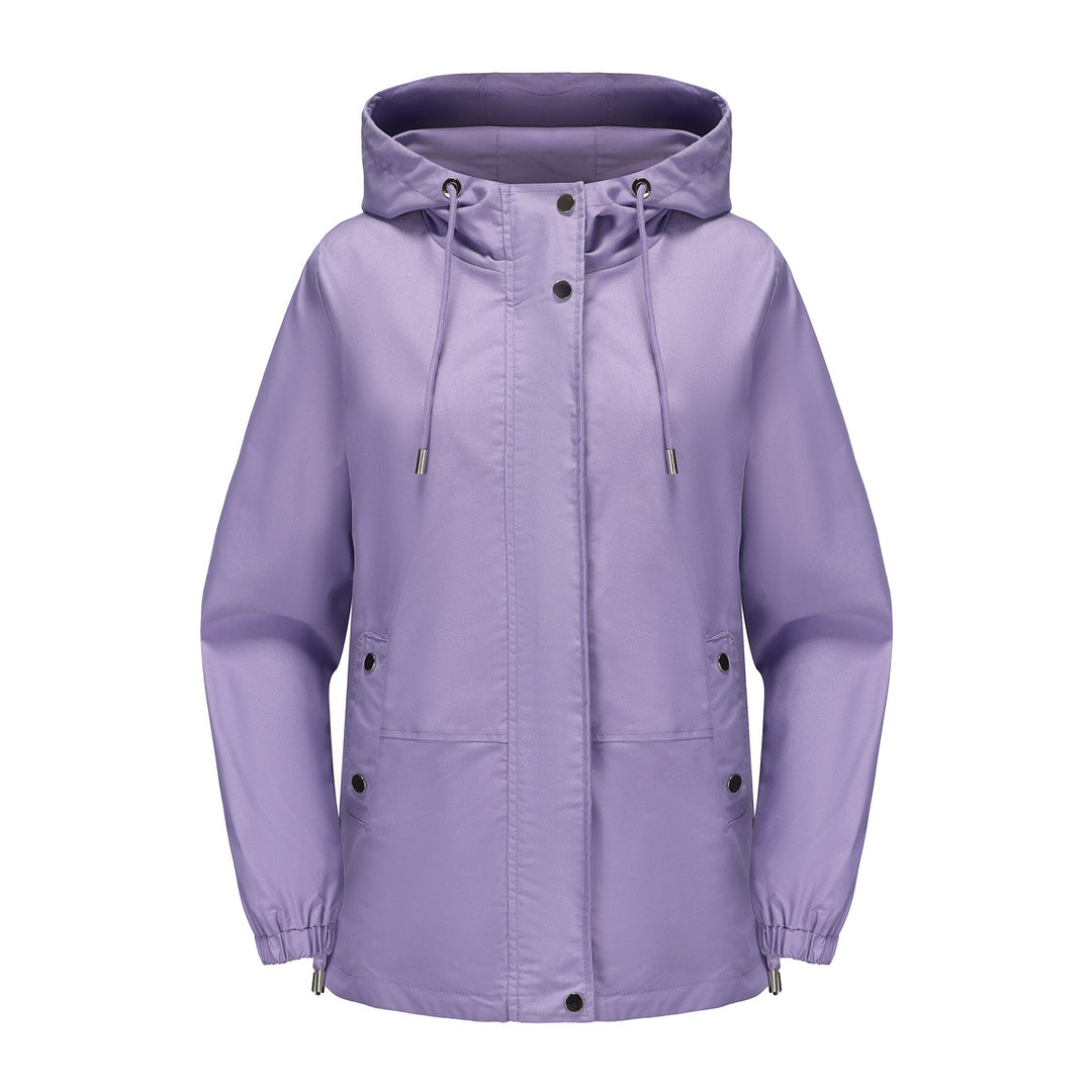 Ladies lightweight windbreaker with adjustable waist Lune London