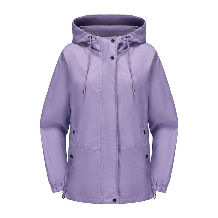 Ladies lightweight windbreaker with adjustable waist Lune London