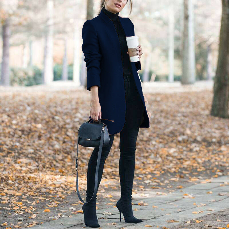 Amarae | Coat - Tailored - Wool blend - Knee length - Minimalist design