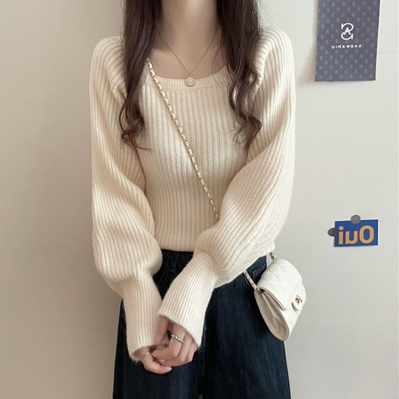 Pull en tricot pour dames avec des manches larges Chic & Stil