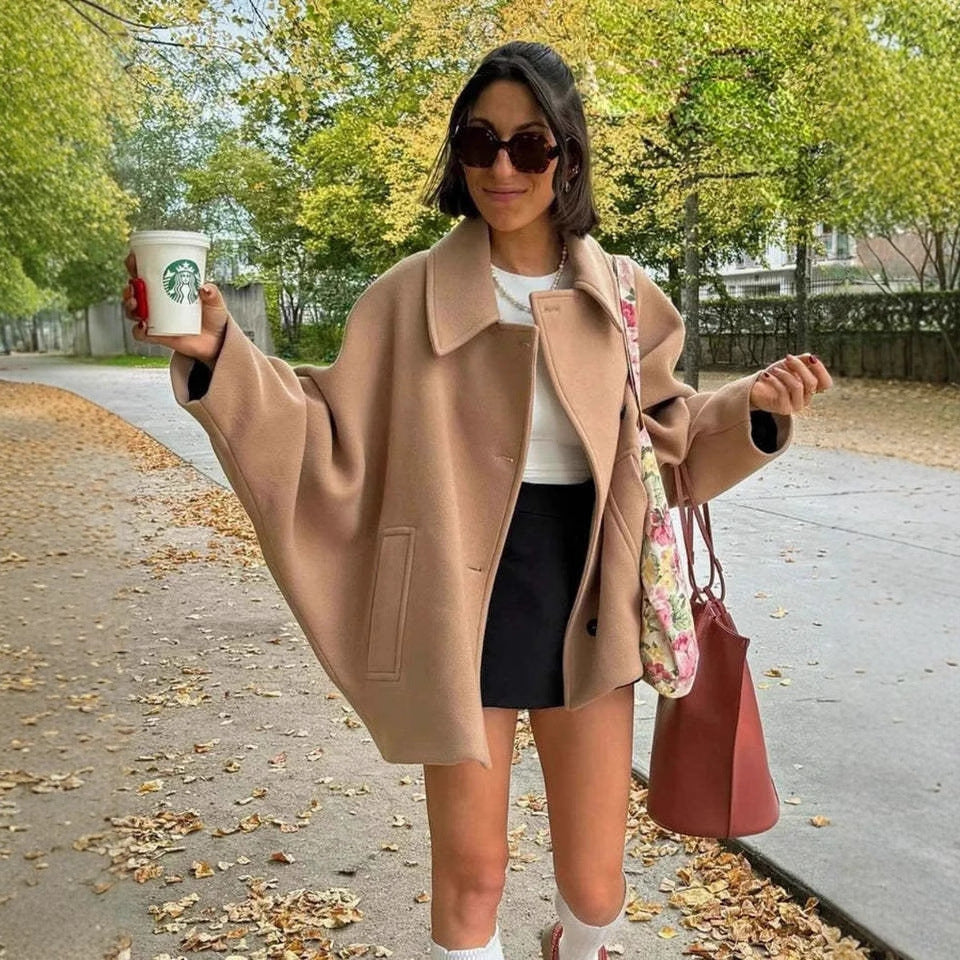 Casual fleece overshirt jacket for women Lune London