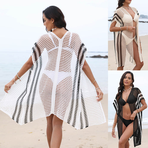 Ladies Knit Pareo Kaftan Amarae