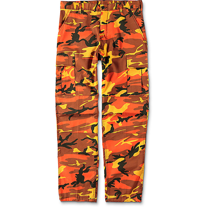 Men's cargo pants with modern camouflage design Lune London