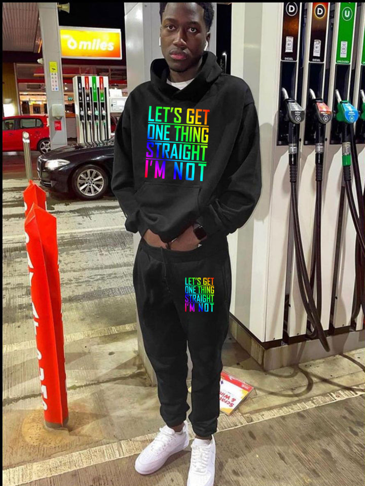 Men's comfortable tracksuit with bright statement Amarae