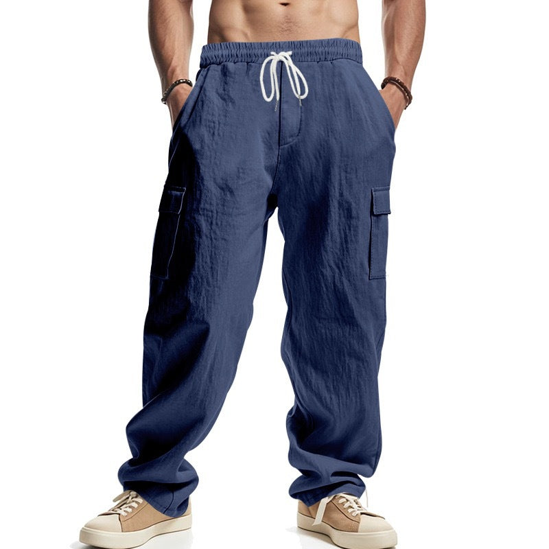 Men's cargo pants in practical and breathable material Lune London