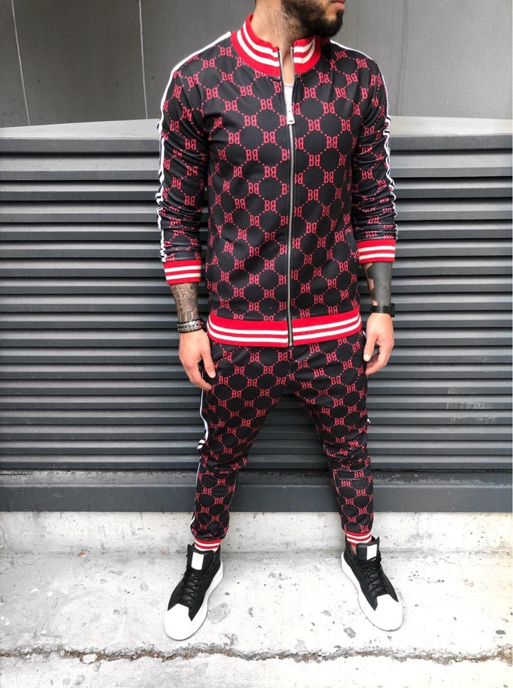Men's sports jacket with fashion Lune London inscription