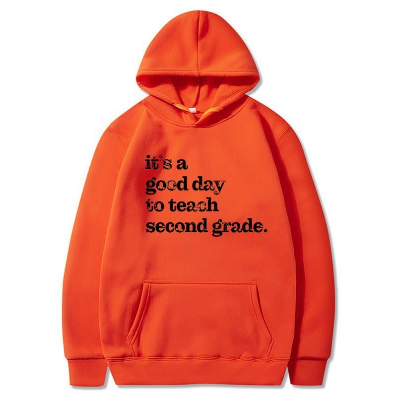 Women's hoodie with inspiring teacher quote and comfortable fit Lune London