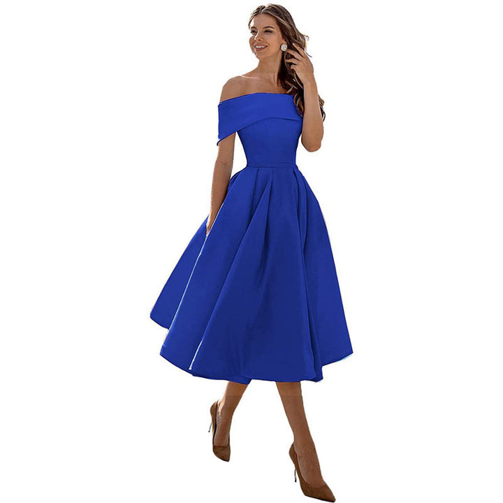 Lune London | Versatile Strapless Satin Dress for Parties