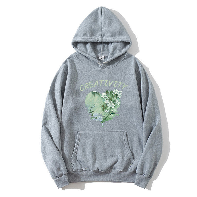 Women's hoodie with creative heart motif Chic & Stil