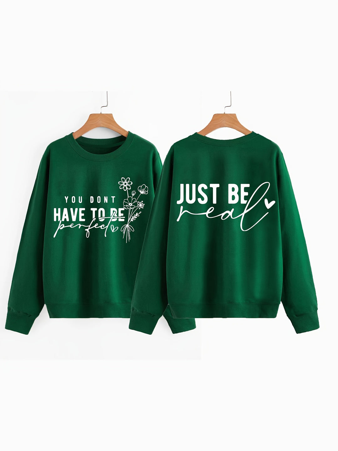 Sweat femme décontracté avec des messages inspirants Chic & Stil