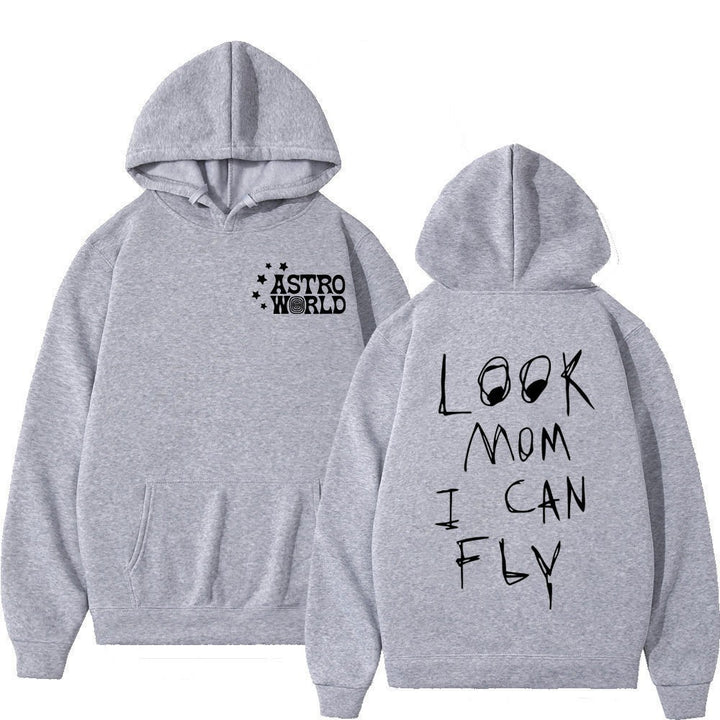 Women's hoodie with creative statement print Chic & Stil