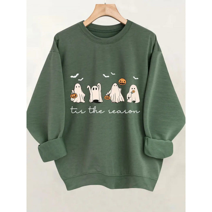 Women's sweatshirt with playfully spooky design Lune London