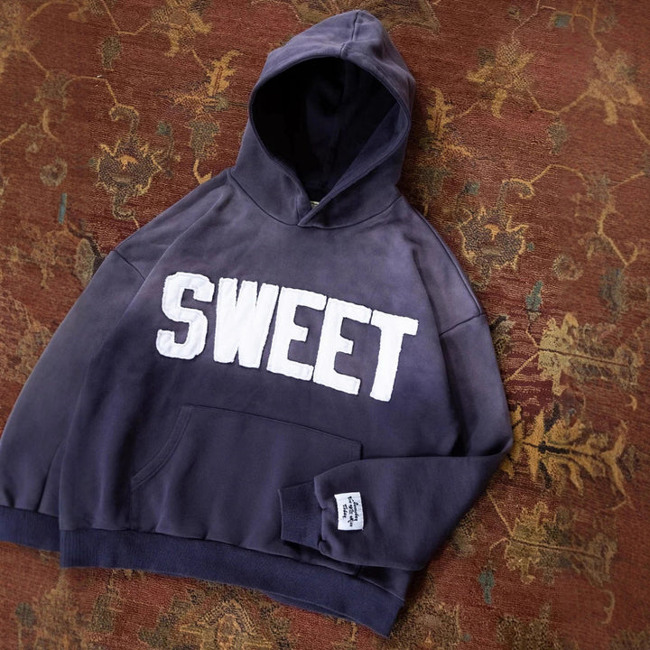 Sweat à capuche pour femmes avec lettrage créatif et doublure intérieure douce Chic & Stil
