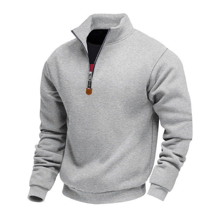 Men's Sweatshirt with Stand-Up Collar Amarae